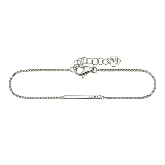 cai Armband keine / nicht relevant 925/- Sterling Silber rhodiniert 18,0cm Zirkonia