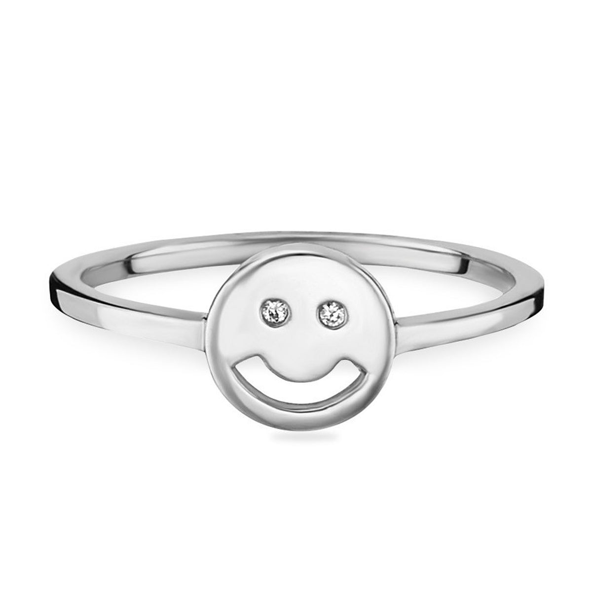 cai love Ring 925/- Sterling Silber rhodiniert Zirkonia