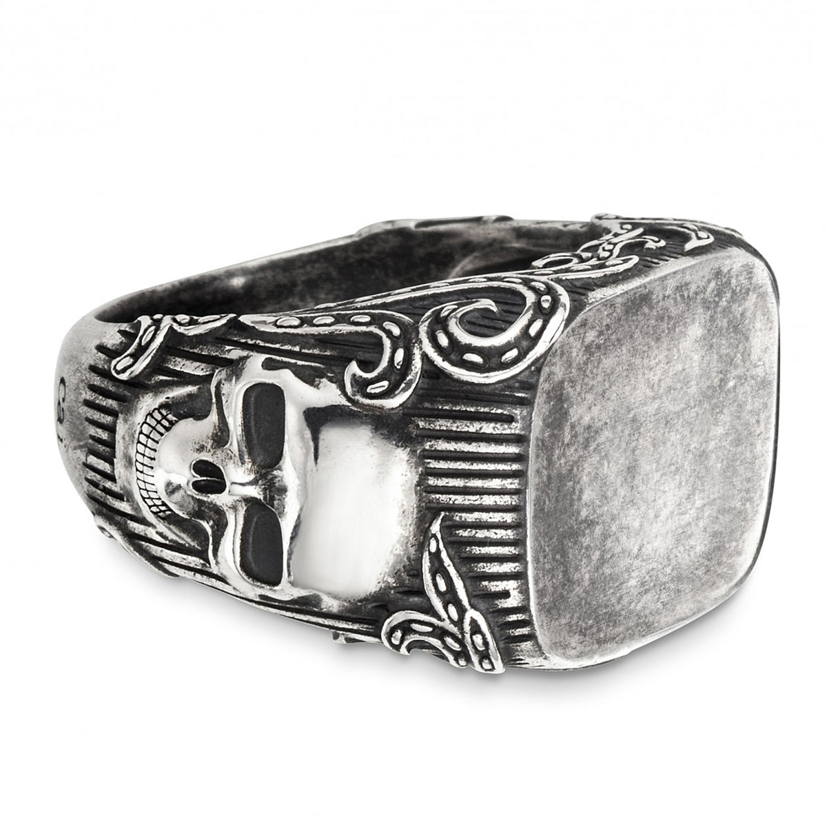 cai Ring 925/- Sterling Silber oxidiert ohne Stein
