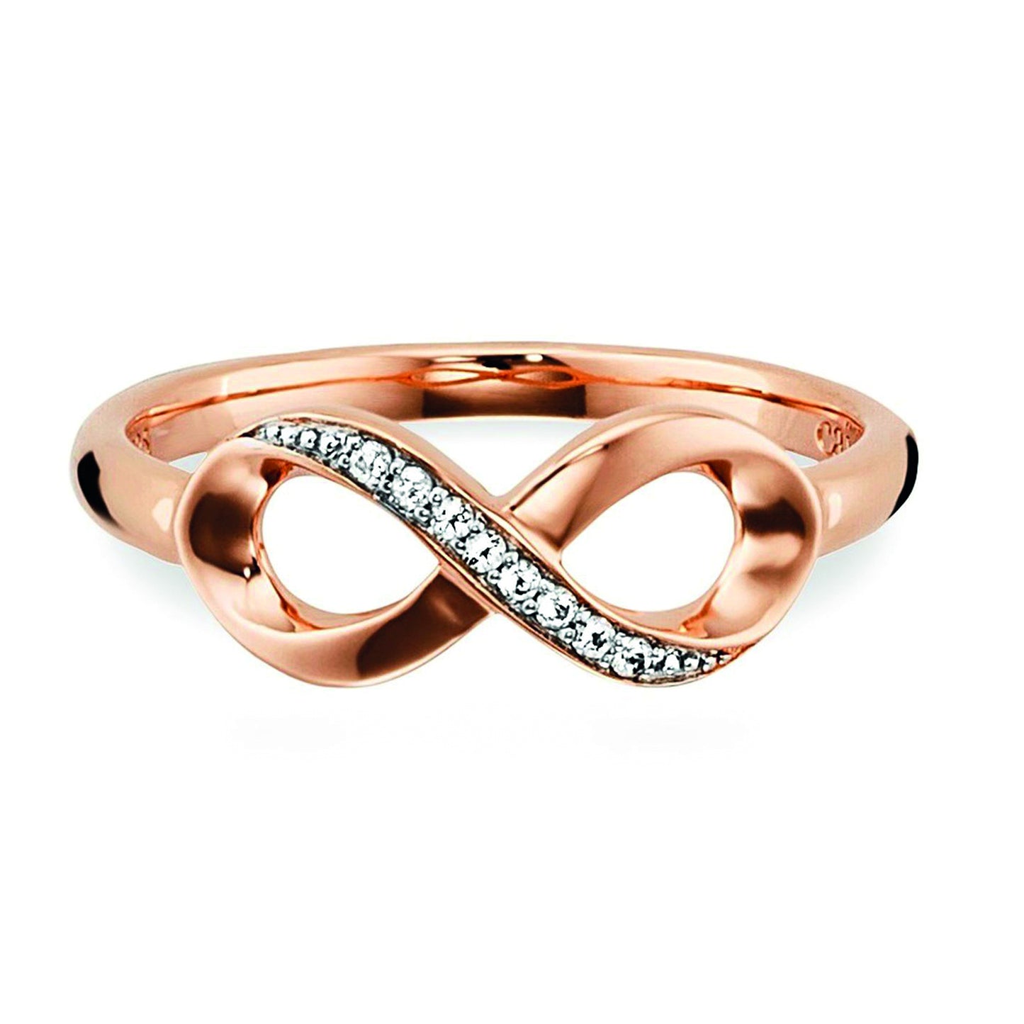 cai Ring 925/- Sterling Silber rotvergoldet Topas 0,320ct