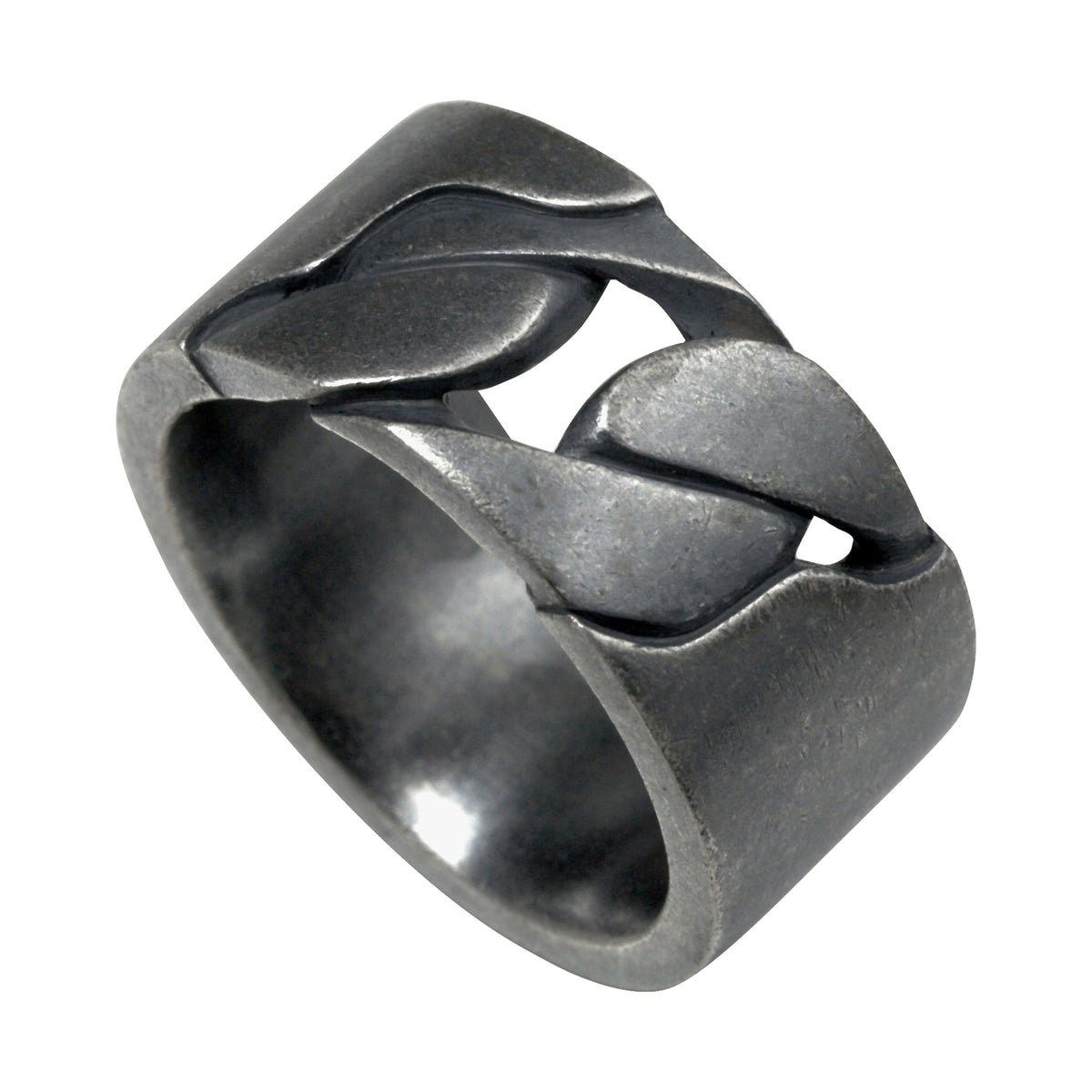 cai Ring 925/- Sterling Silber oxidiert ohne Stein