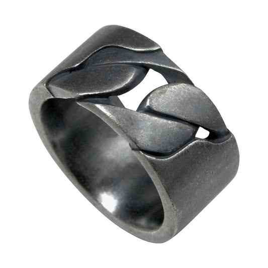 cai Ring 925/- Sterling Silber oxidiert ohne Stein