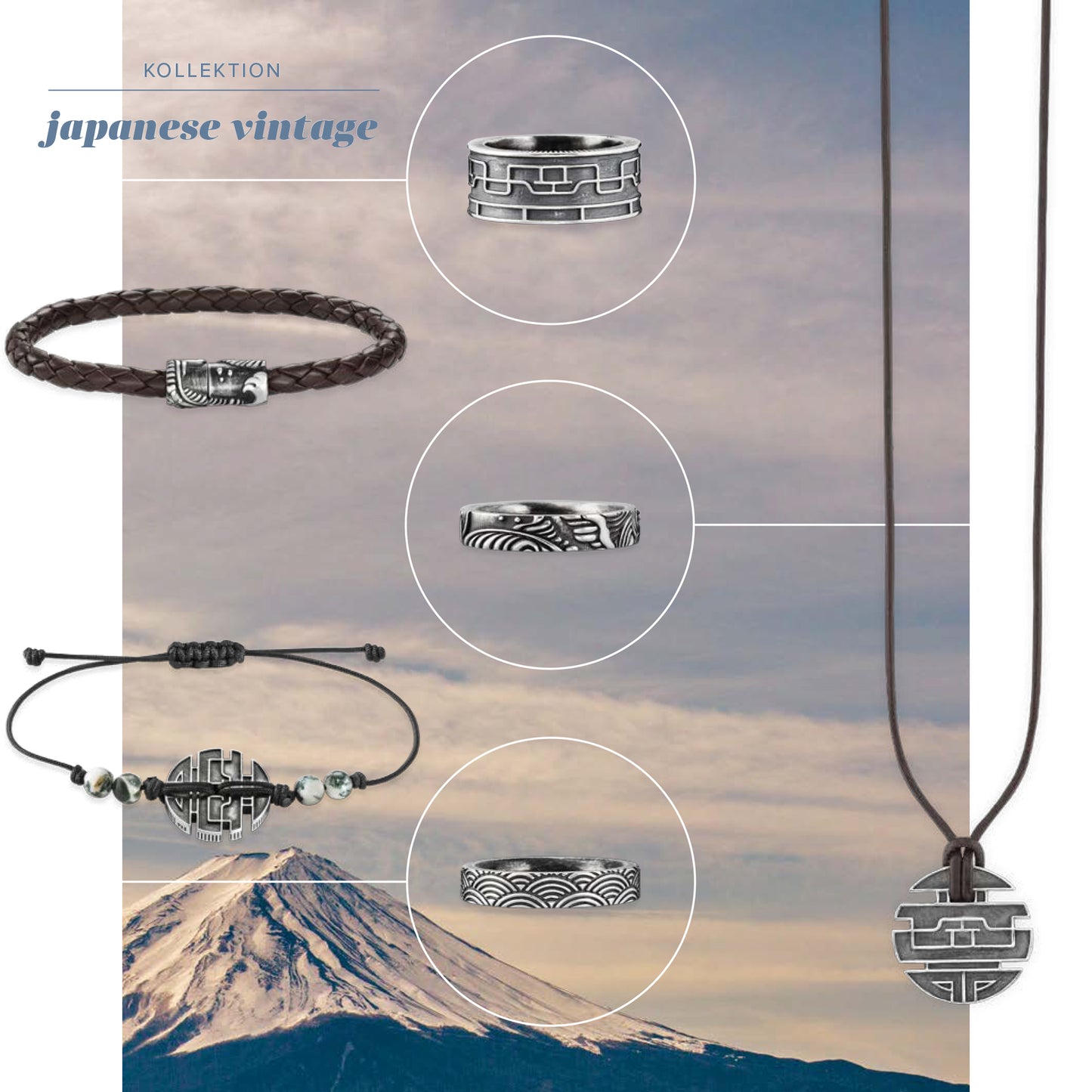 cai Ring 925/- Sterling Silber oxidiert ohne Stein