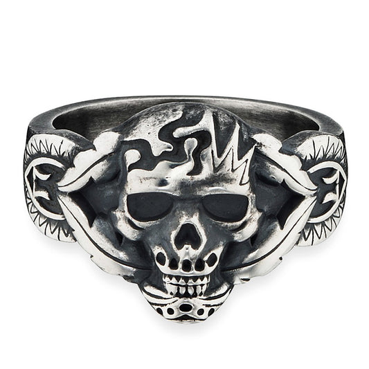 cai Ring 925/- Sterling Silber oxidiert ohne Stein