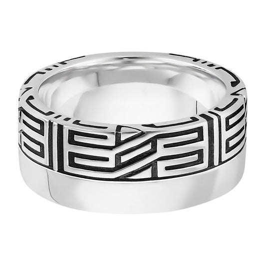 cai Ring 925/- Sterling Silber oxidiert ohne