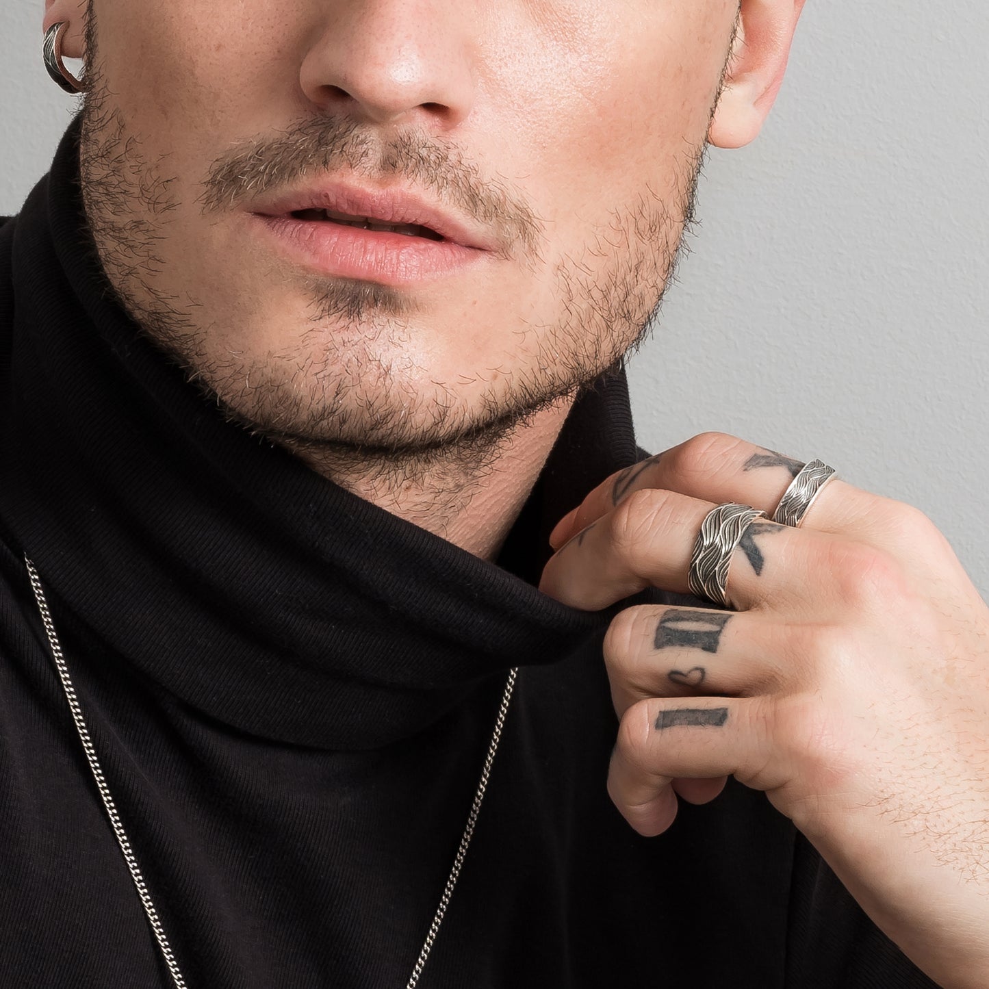 cai Ring 925/- Sterling Silber oxidiert ohne