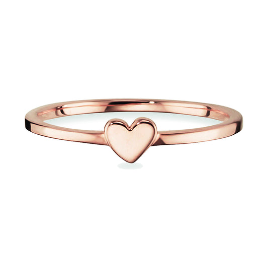 cai Ring 925/- Sterling Silber rotvergoldet ohne Stein