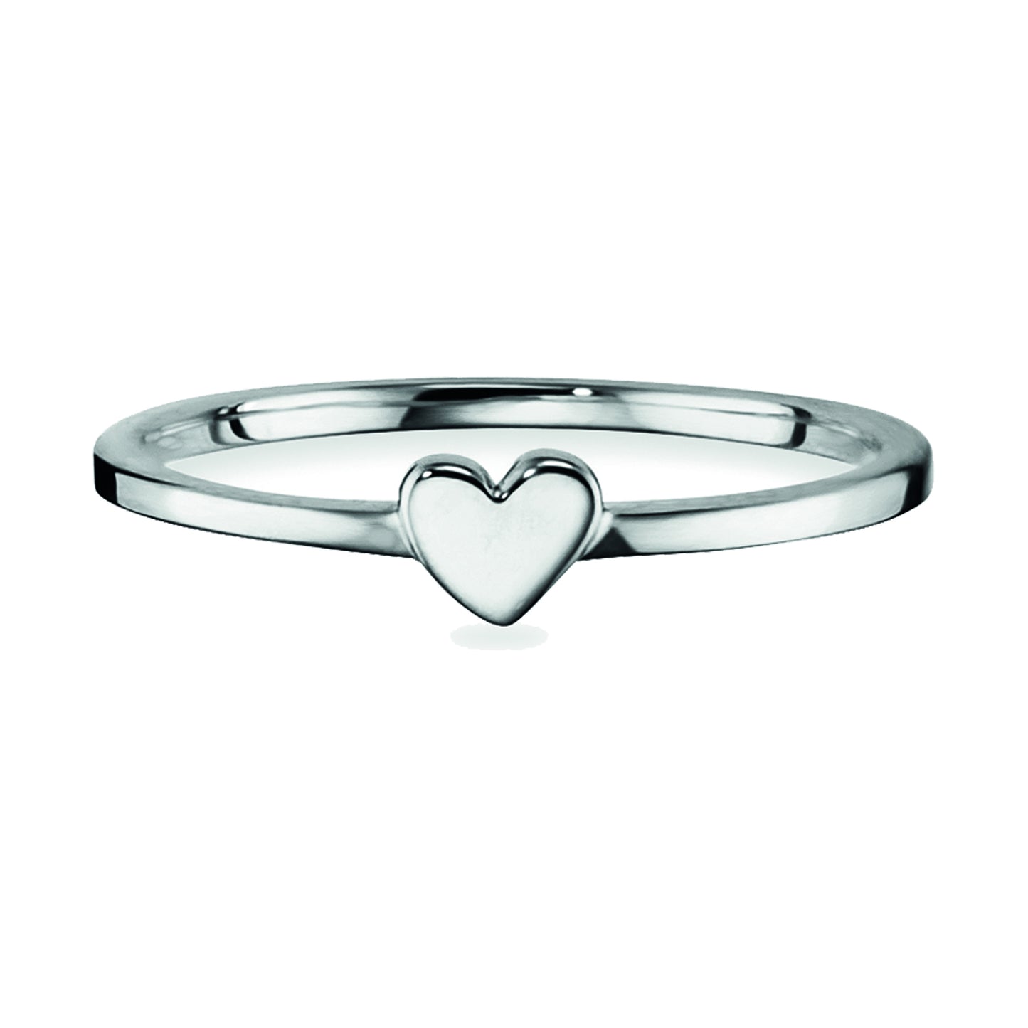 cai Ring 925/- Sterling Silber rhodiniert ohne Stein