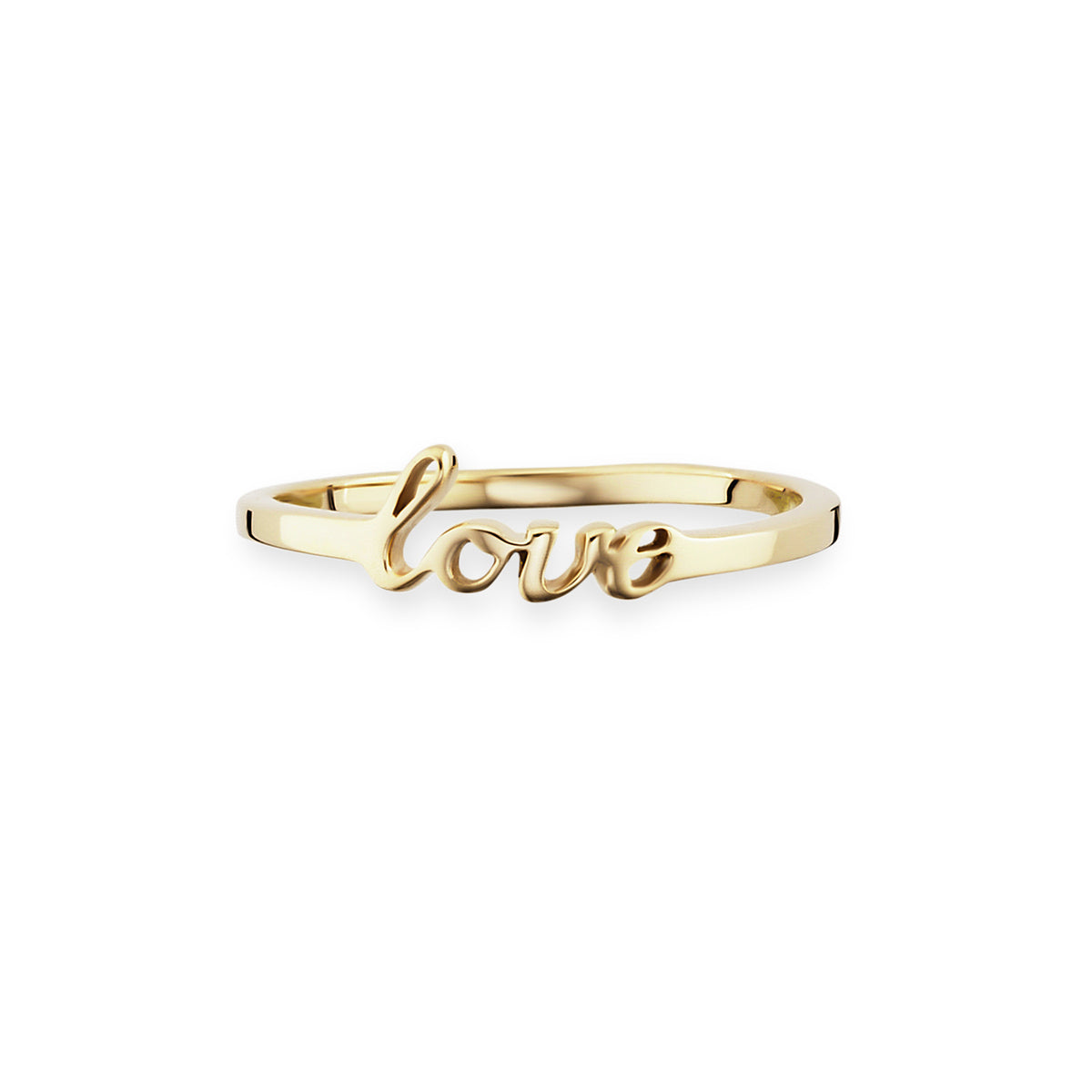 cai love Ring 925/- Sterling Silber vergoldet ohne Stein