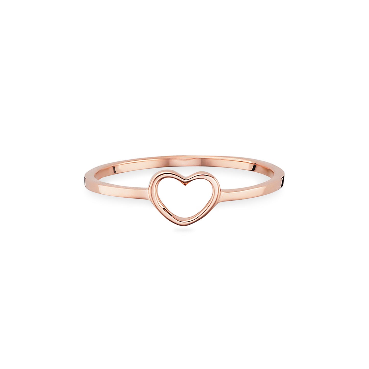 cai Ring 925/- Sterling Silber rotvergoldet ohne Stein