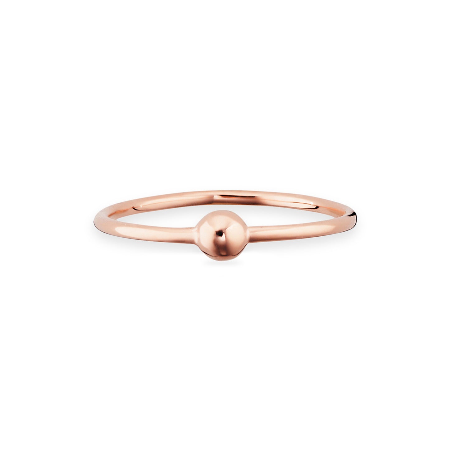 cai Ring 925/- Sterling Silber rotvergoldet ohne Stein