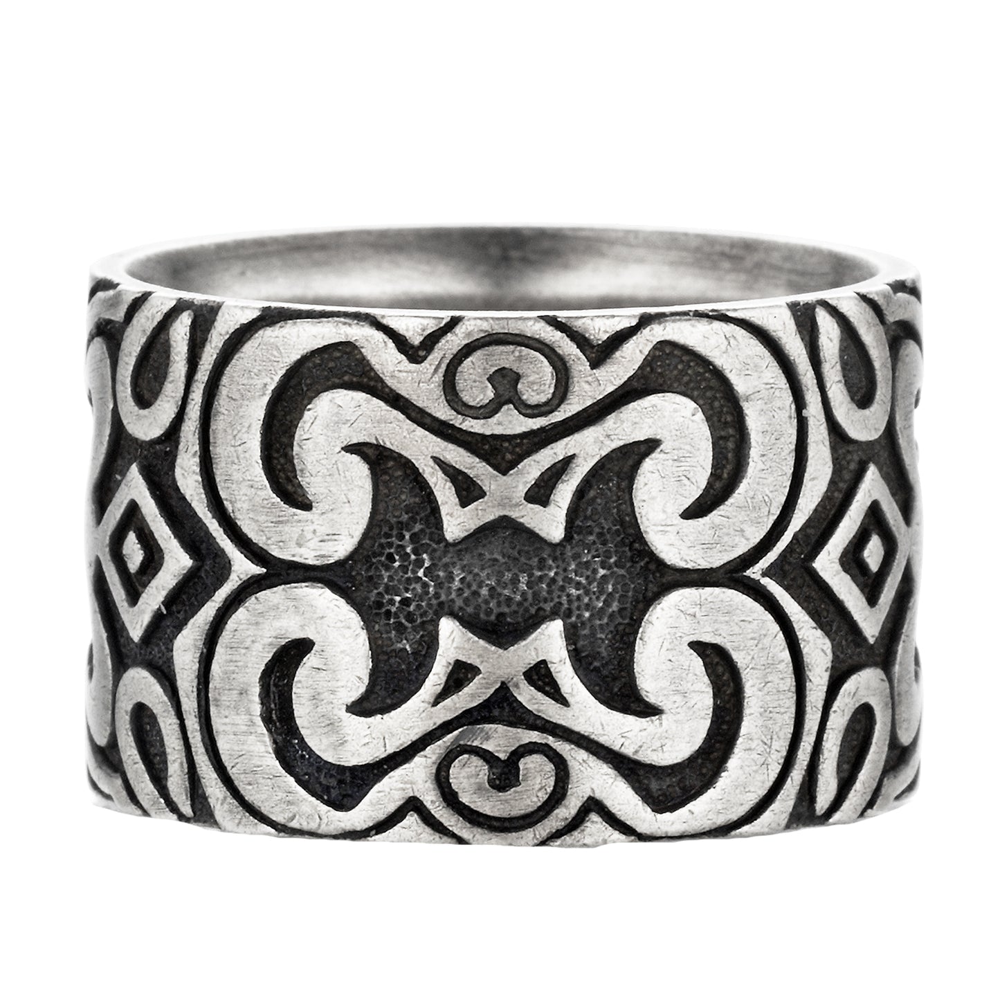 cai Ring 925/- Sterling Silber oxidiert ohne Stein