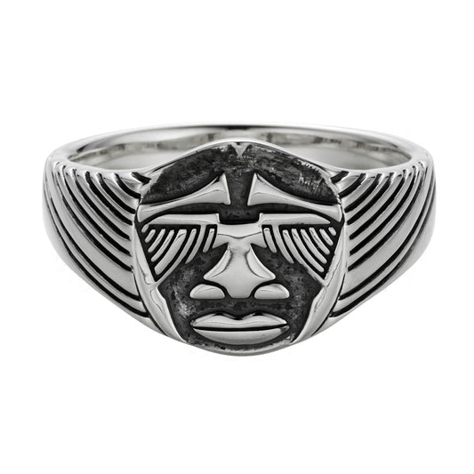cai Ring 925/- Sterling Silber oxidiert ohne