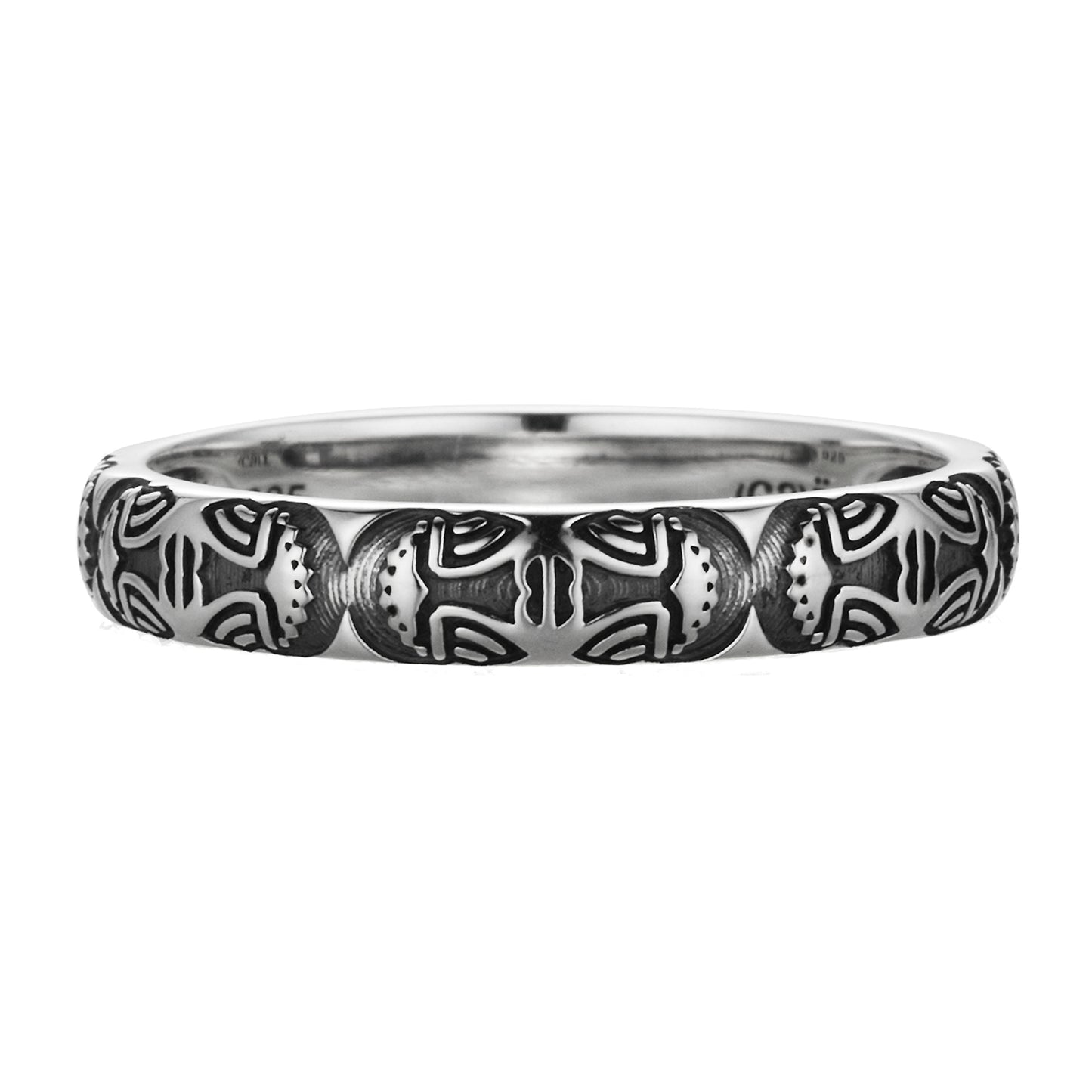 cai Ring 925/- Sterling Silber oxidiert ohne