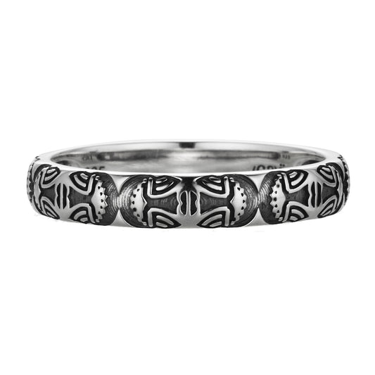 cai Ring 925/- Sterling Silber oxidiert ohne