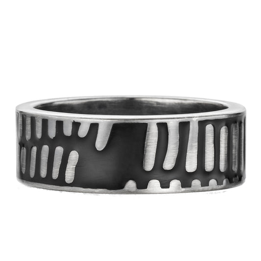 cai Ring 925/- Sterling Silber oxidiert ohne
