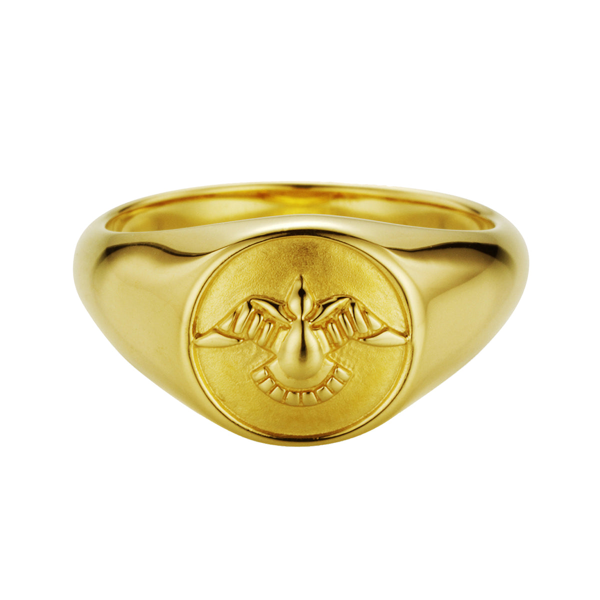 cai Ring 925/- Sterling Silber vergoldet ohne