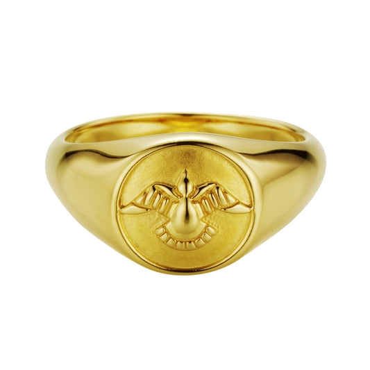 cai Ring 925/- Sterling Silber vergoldet ohne