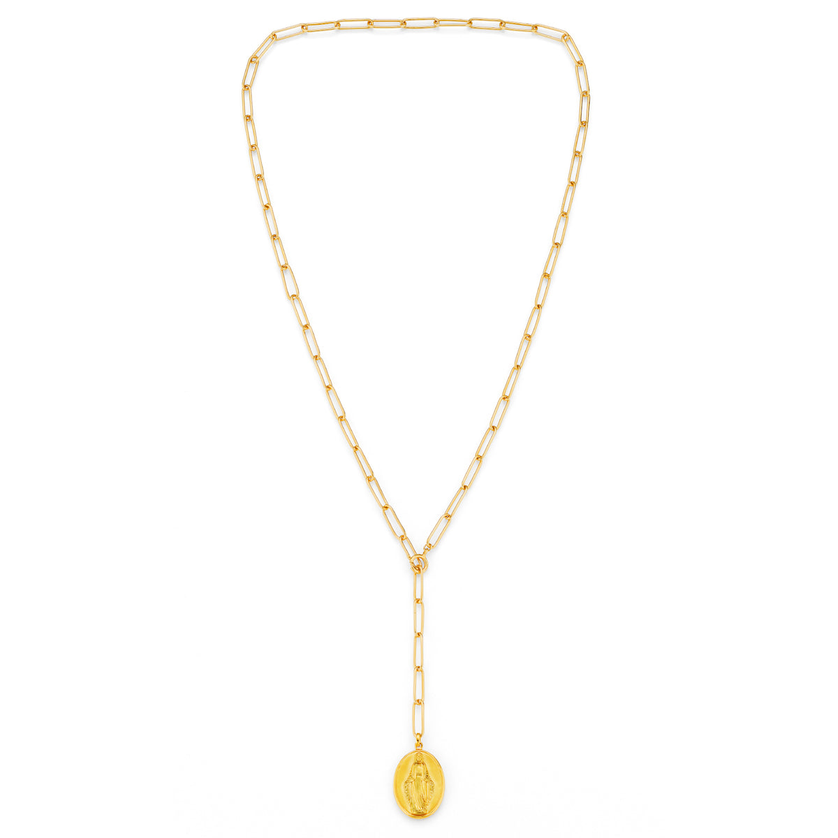 cai Anhänger mit Kette Ankerkette 925/- Sterling Silber vergoldet 60cm ohne