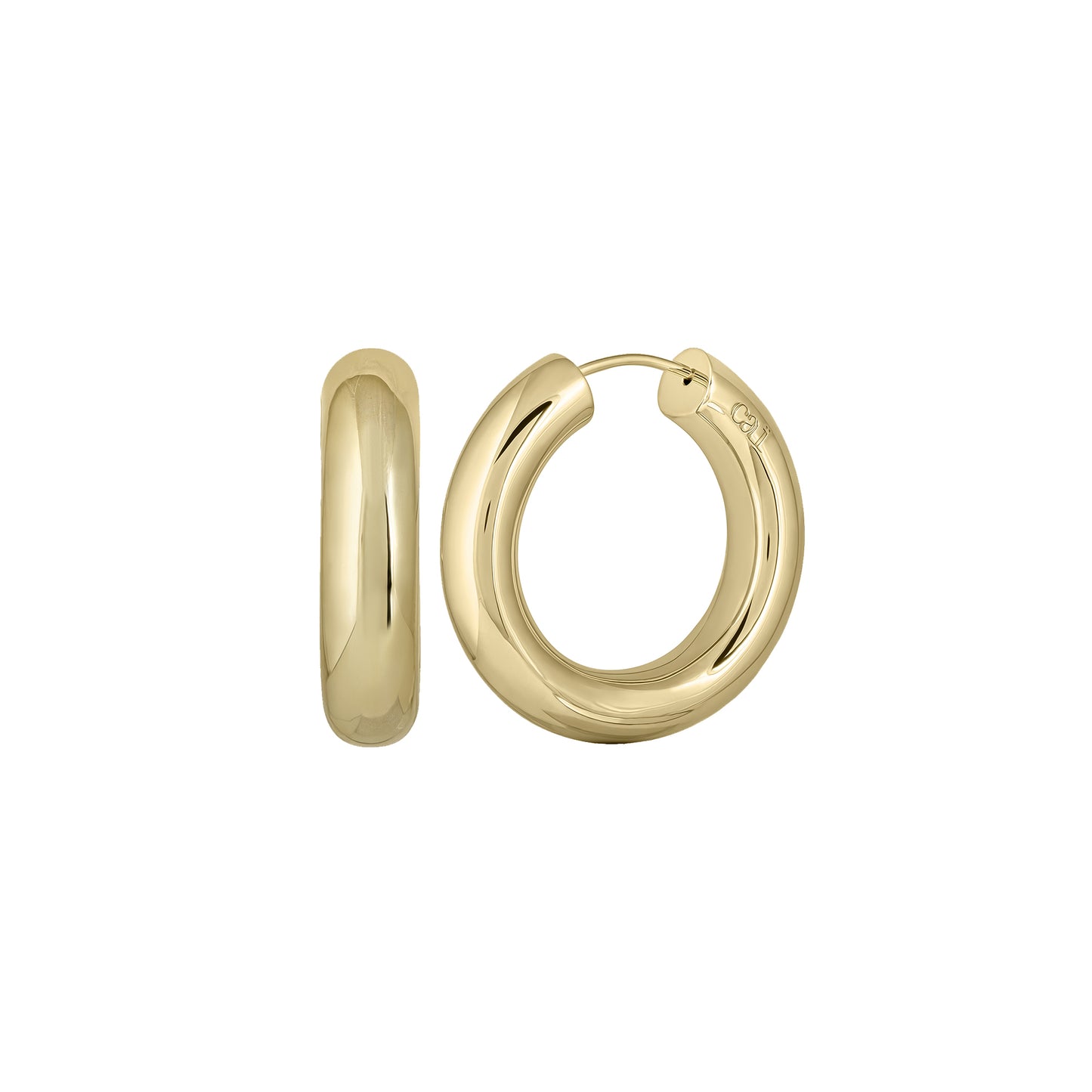 cai Ohrringe 925 vergoldet 1,7cm ohne