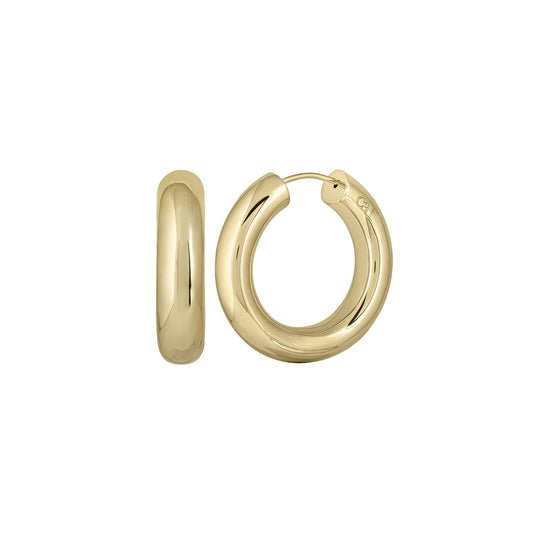 cai Ohrringe 925 vergoldet 1,7cm ohne