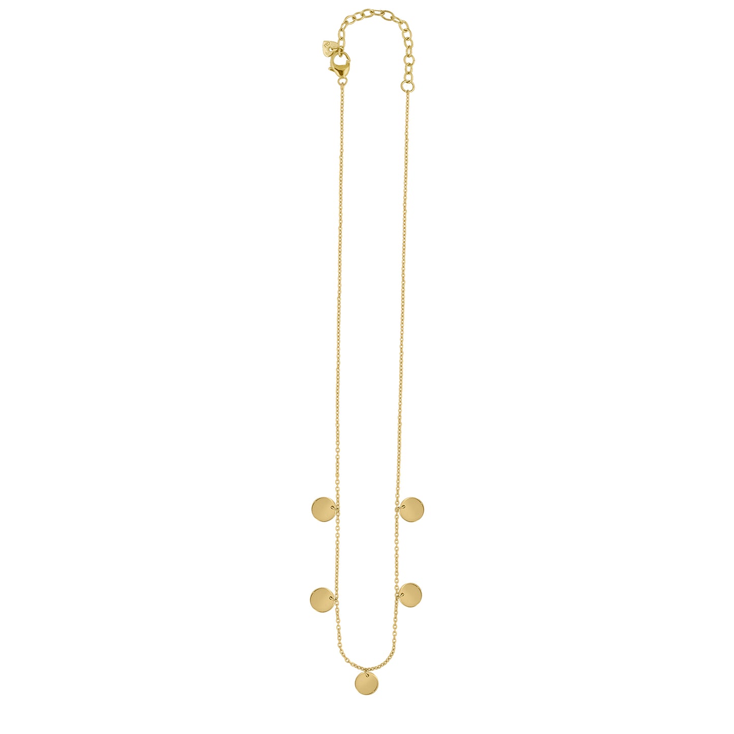 cai love Collier Panzerkette 925/- Sterling Silber vergoldet 44,0cm