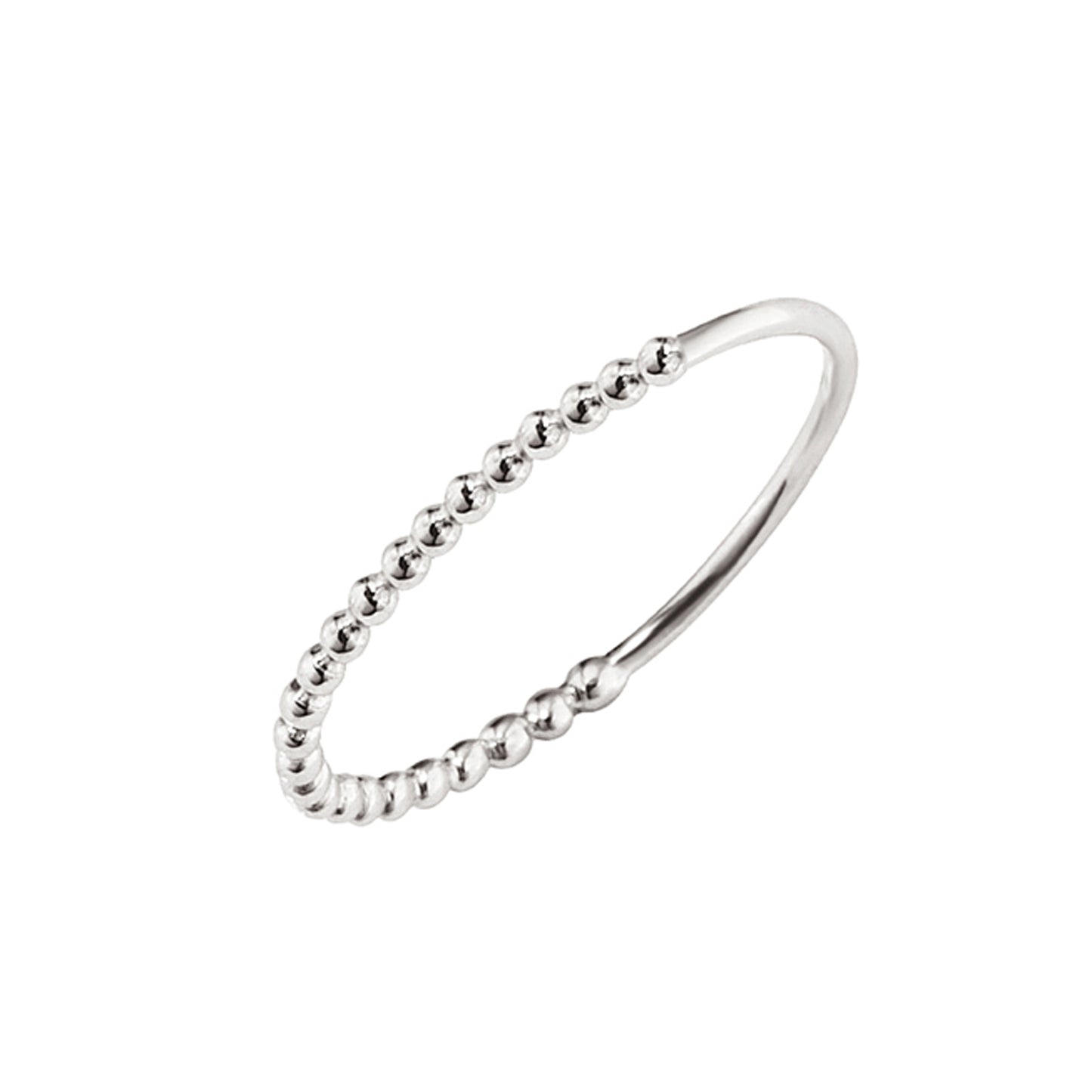 cai Ring 925/- Sterling Silber rhodiniert ohne Stein