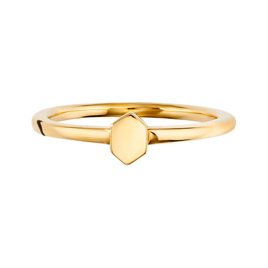 cai Ring 925/- Sterling Silber vergoldet ohne Stein