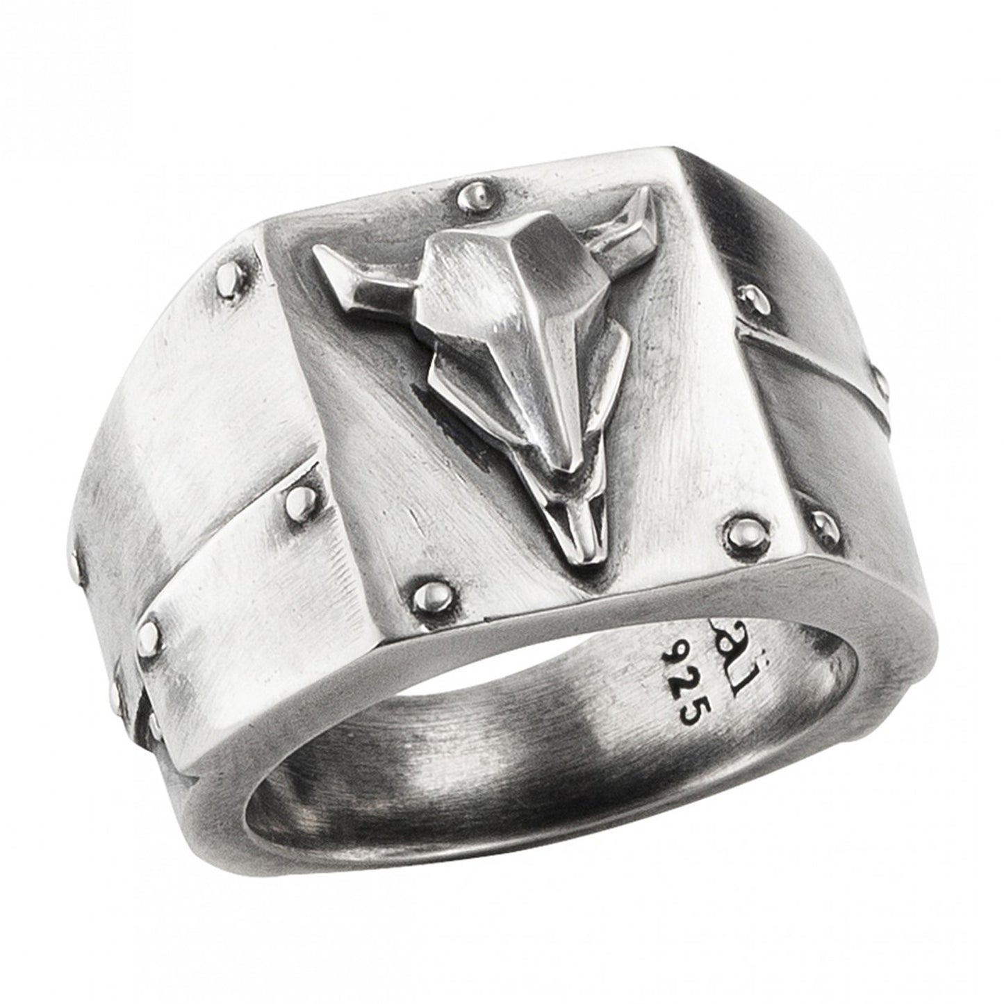 cai Ring 925/- Sterling Silber oxidiert ohne Stein
