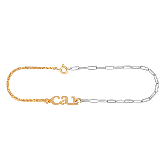 cai Fußkette keine / nicht relevant 925/- Sterling Silber vergoldet 25,0cm ohne