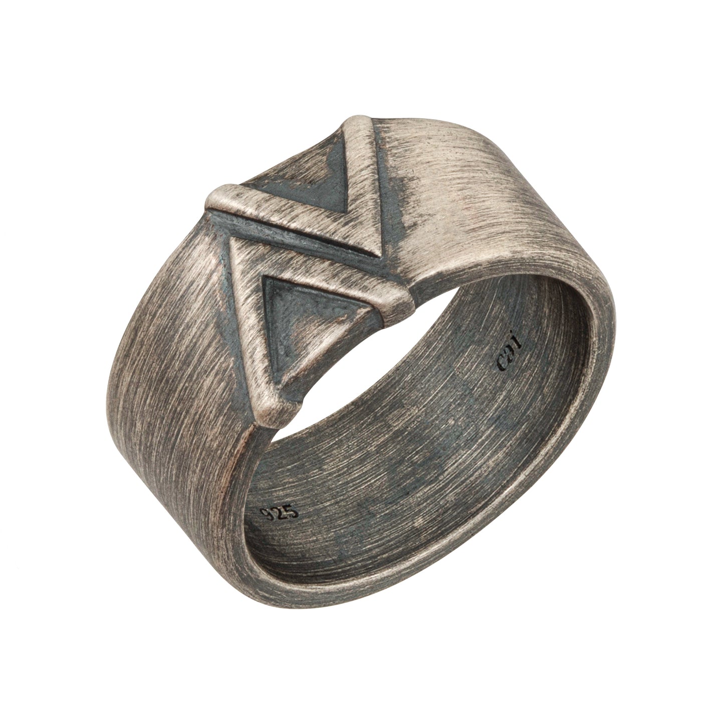 cai Ring 925/- Sterling Silber oxidiert ohne Stein