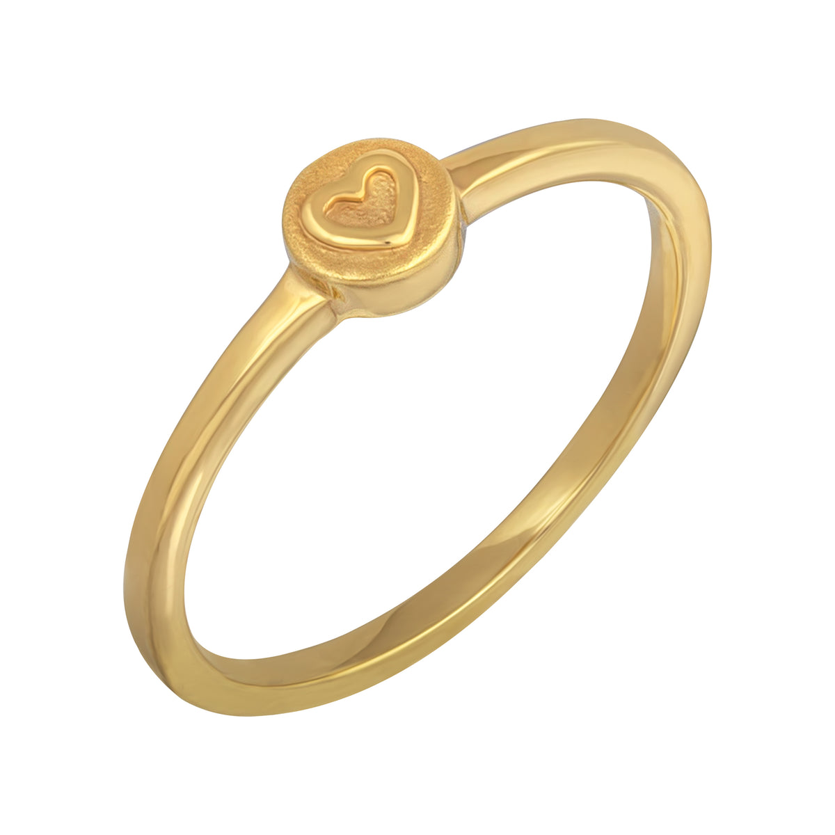 cai love Ring 925/- Sterling Silber vergoldet ohne Stein