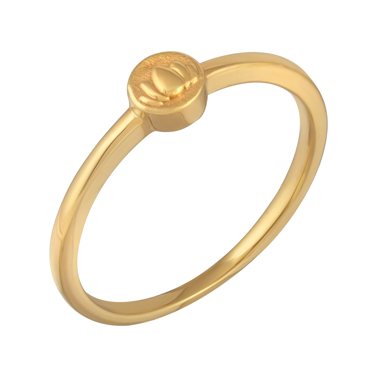 cai love Ring 925/- Sterling Silber vergoldet ohne Stein