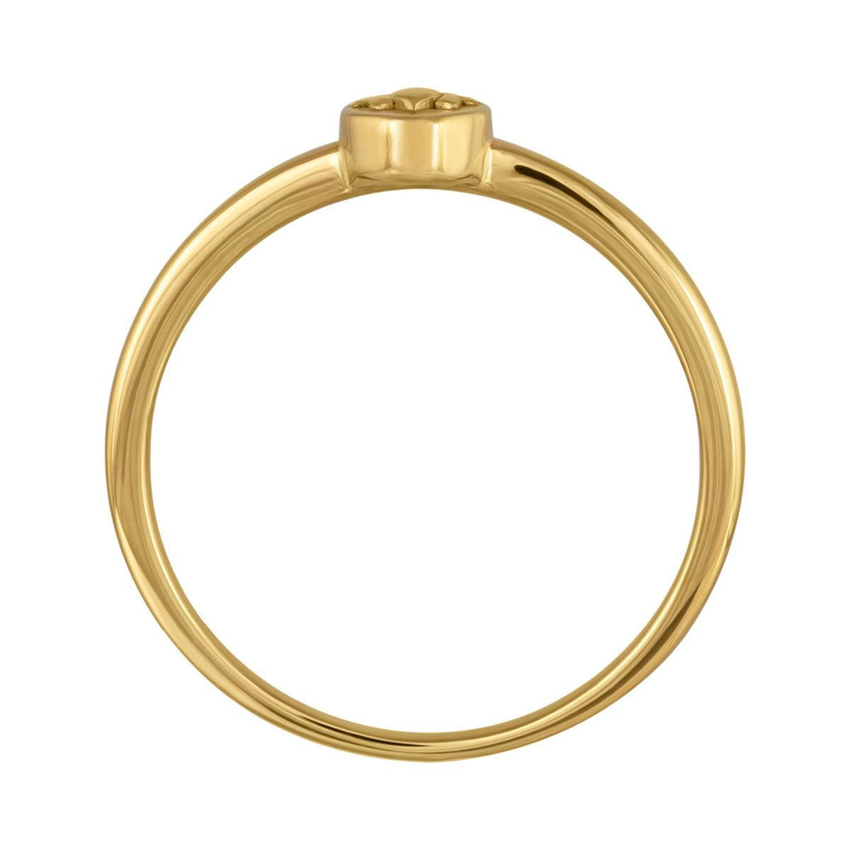 cai love Ring 925/- Sterling Silber vergoldet ohne Stein
