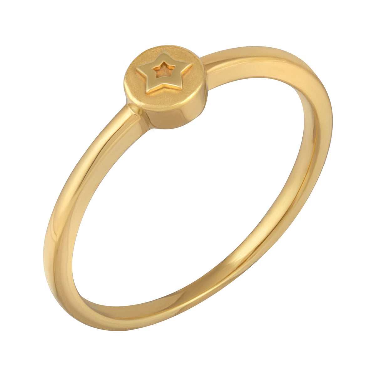 cai love Ring 925/- Sterling Silber vergoldet ohne Stein