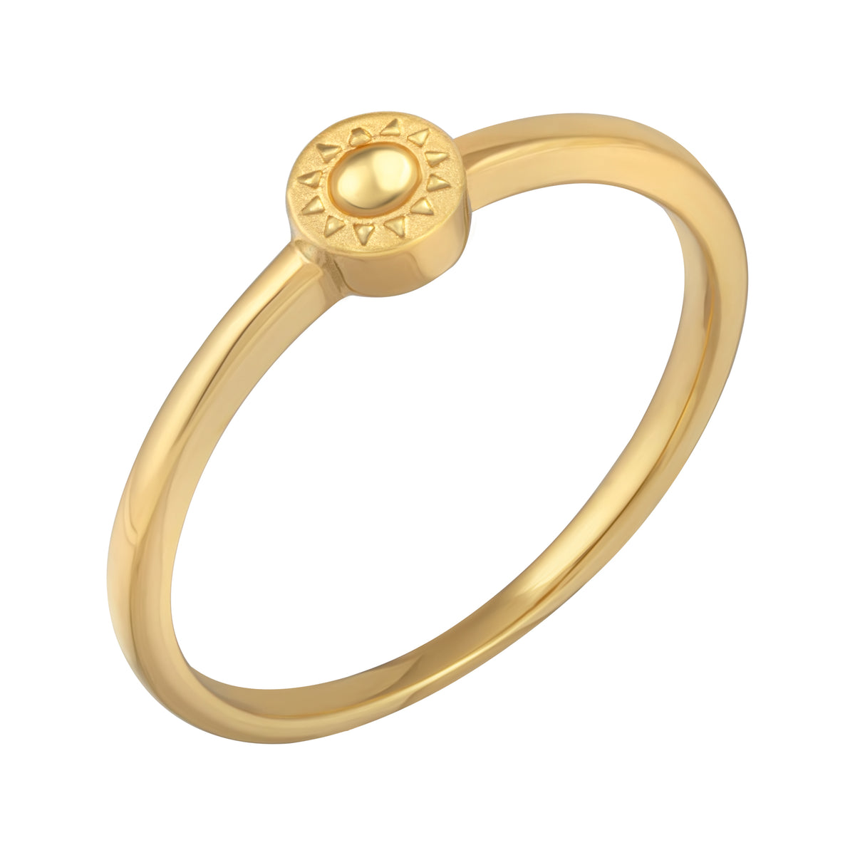 cai love Ring 925/- Sterling Silber vergoldet ohne Stein