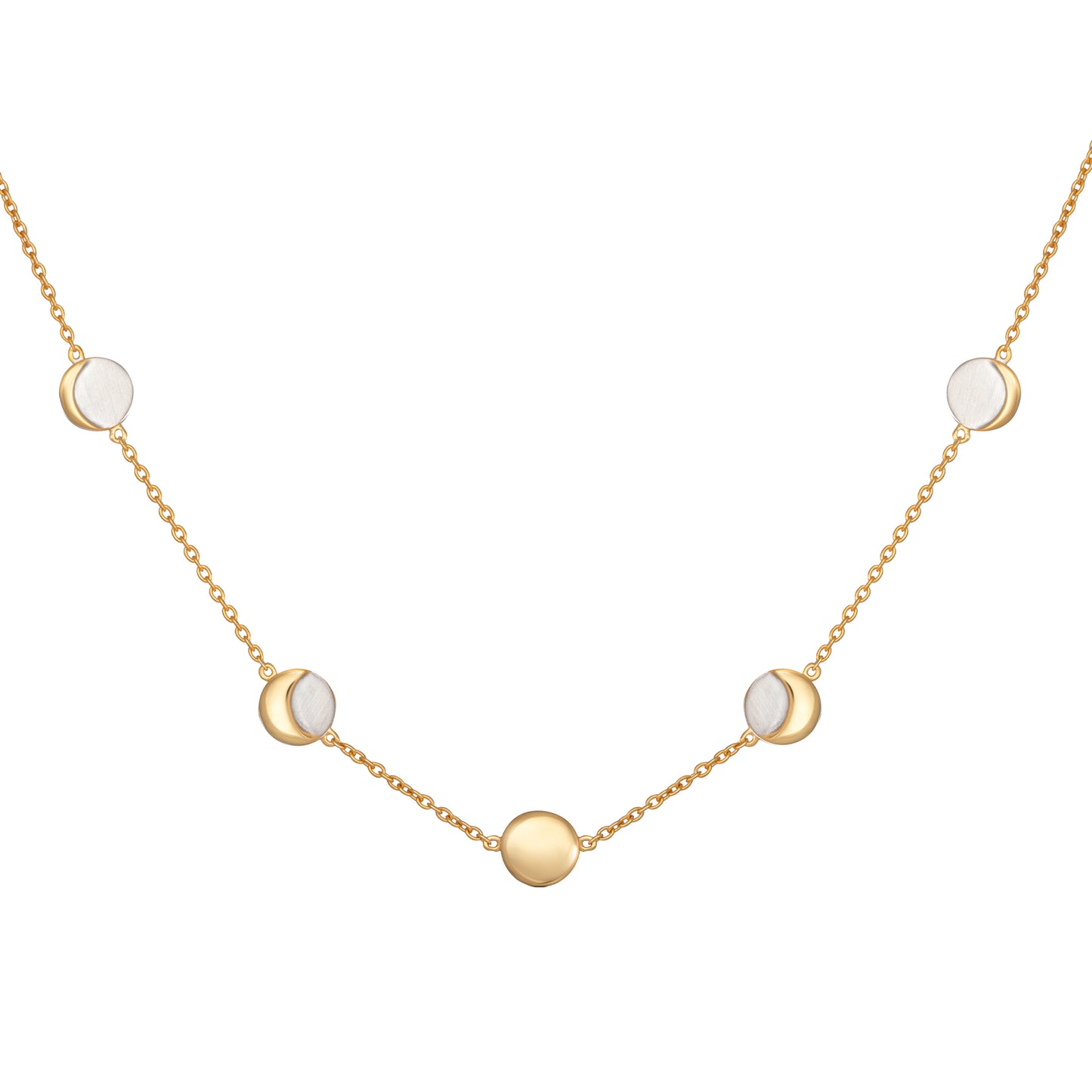 cai Collier Ankerkette 925/- Sterling Silber vergoldet 44,0cm ohne