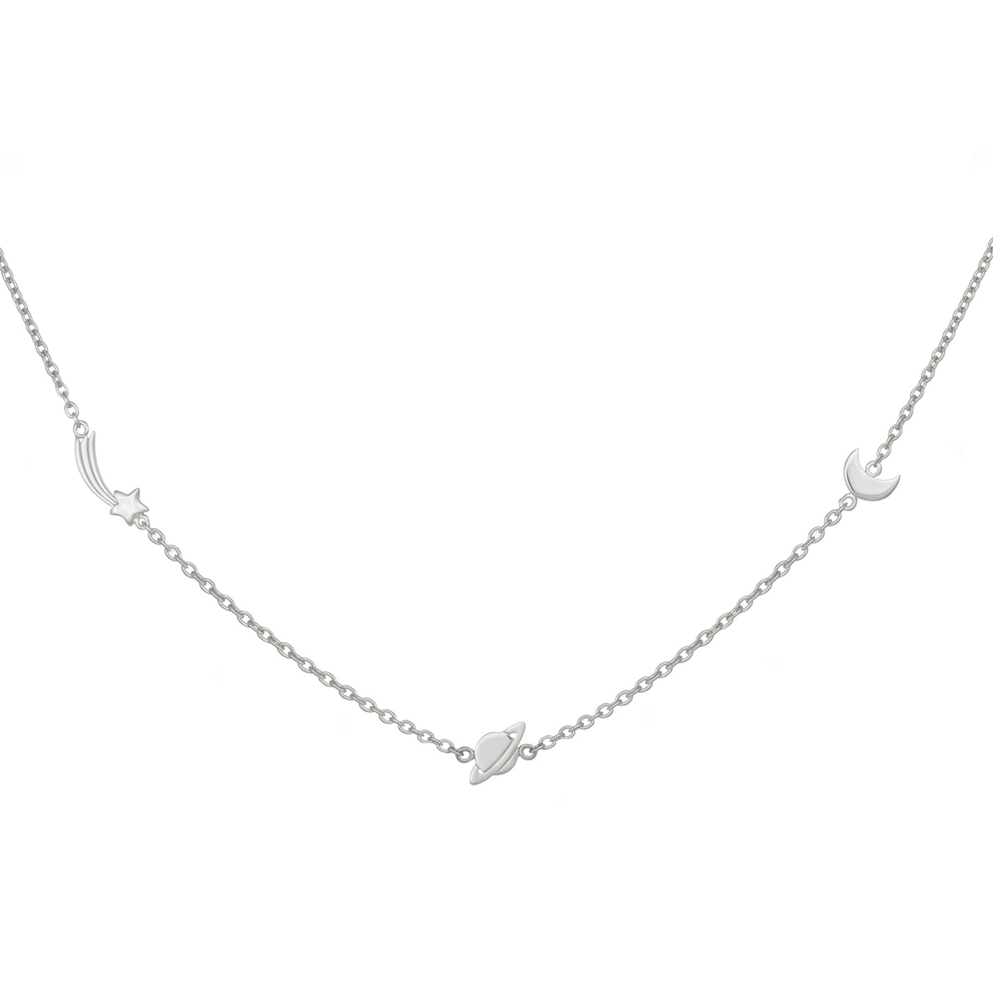 cai Collier Ankerkette 925/- Sterling Silber rhodiniert 44,0cm