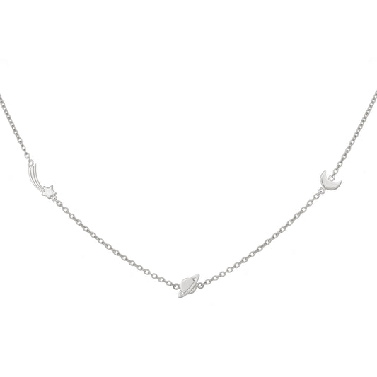 cai Collier Ankerkette 925/- Sterling Silber rhodiniert 44,0cm