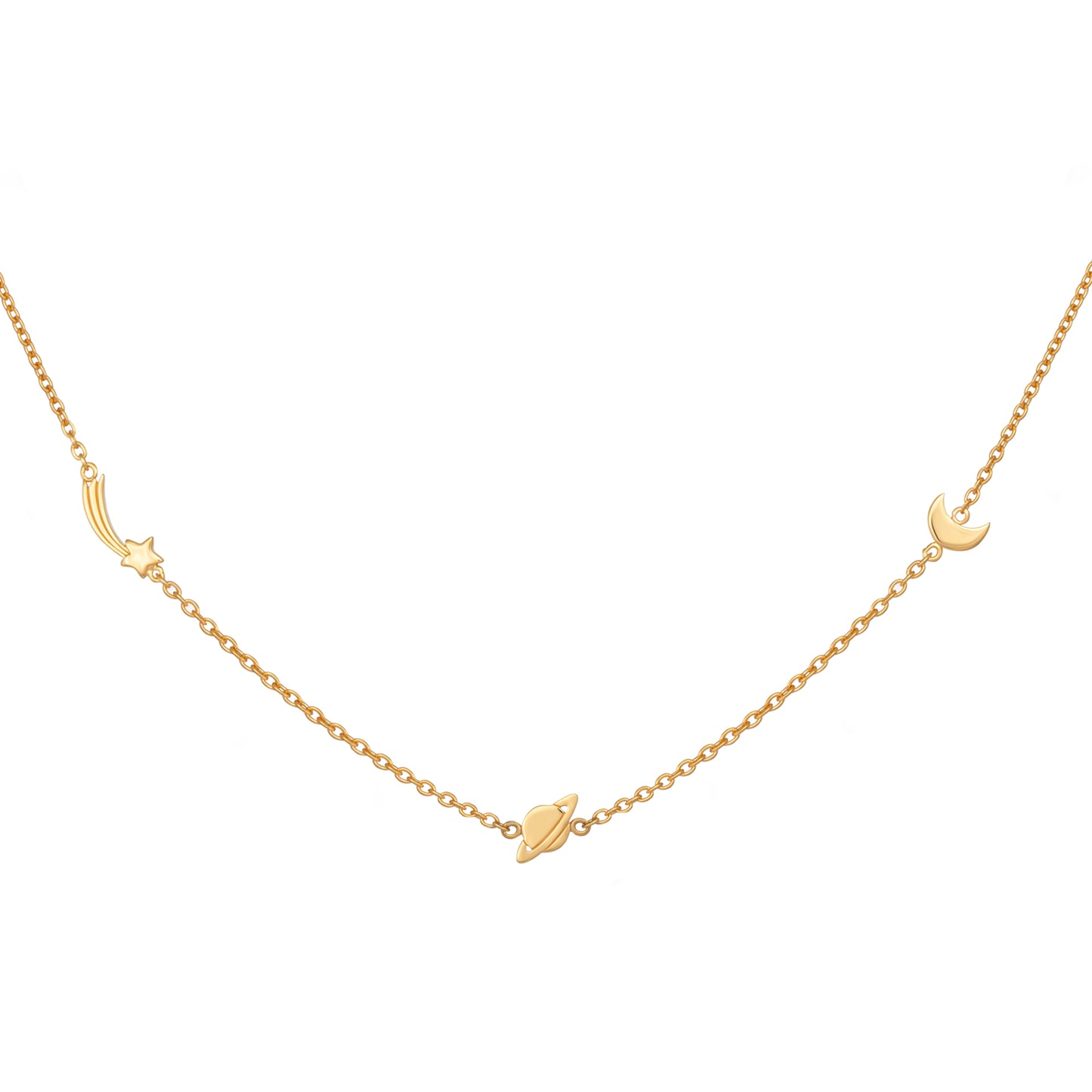 cai Collier Ankerkette 925/- Sterling Silber vergoldet 44,0cm