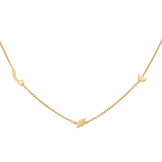 cai Collier Ankerkette 925/- Sterling Silber vergoldet 44,0cm