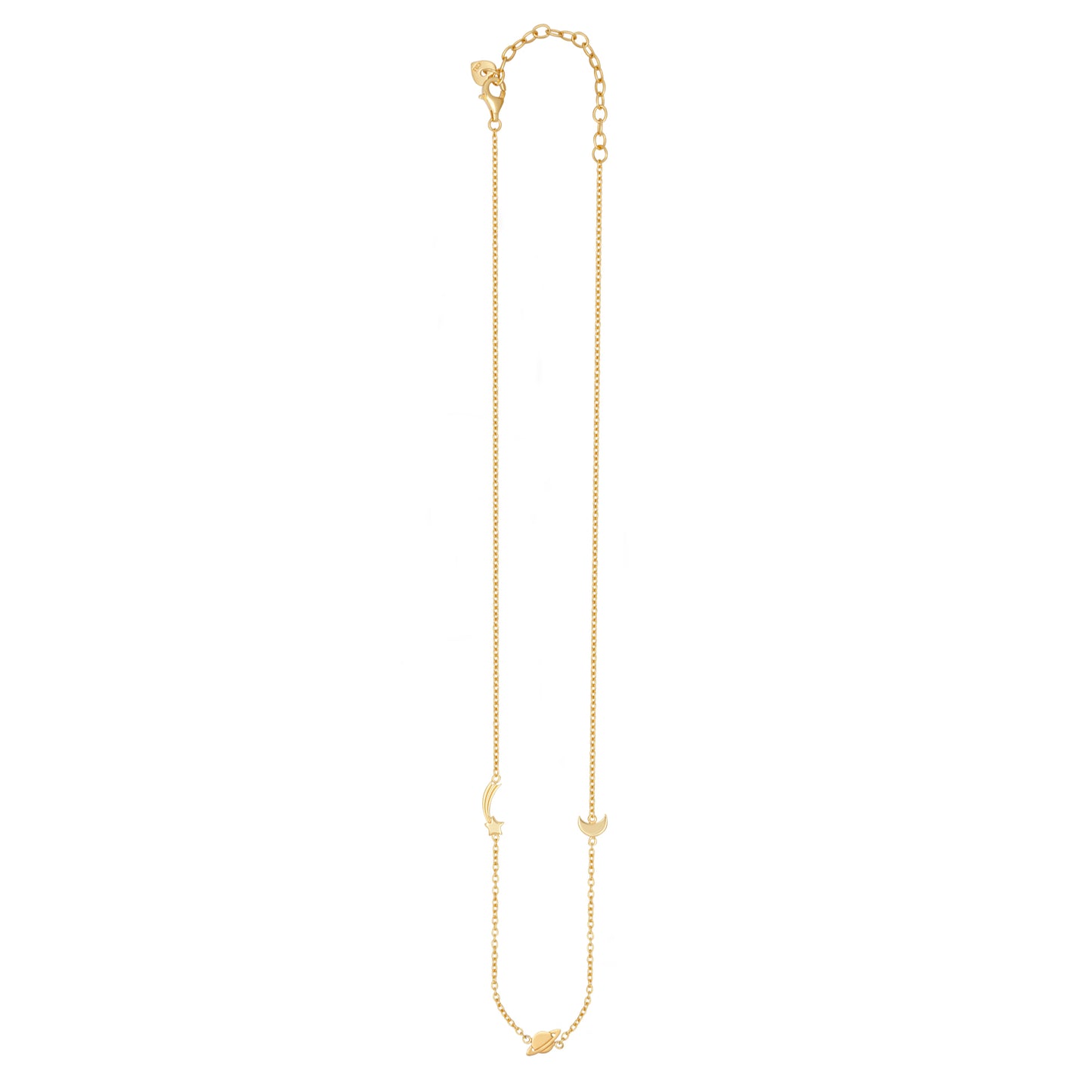 cai Collier Ankerkette 925/- Sterling Silber vergoldet 44,0cm