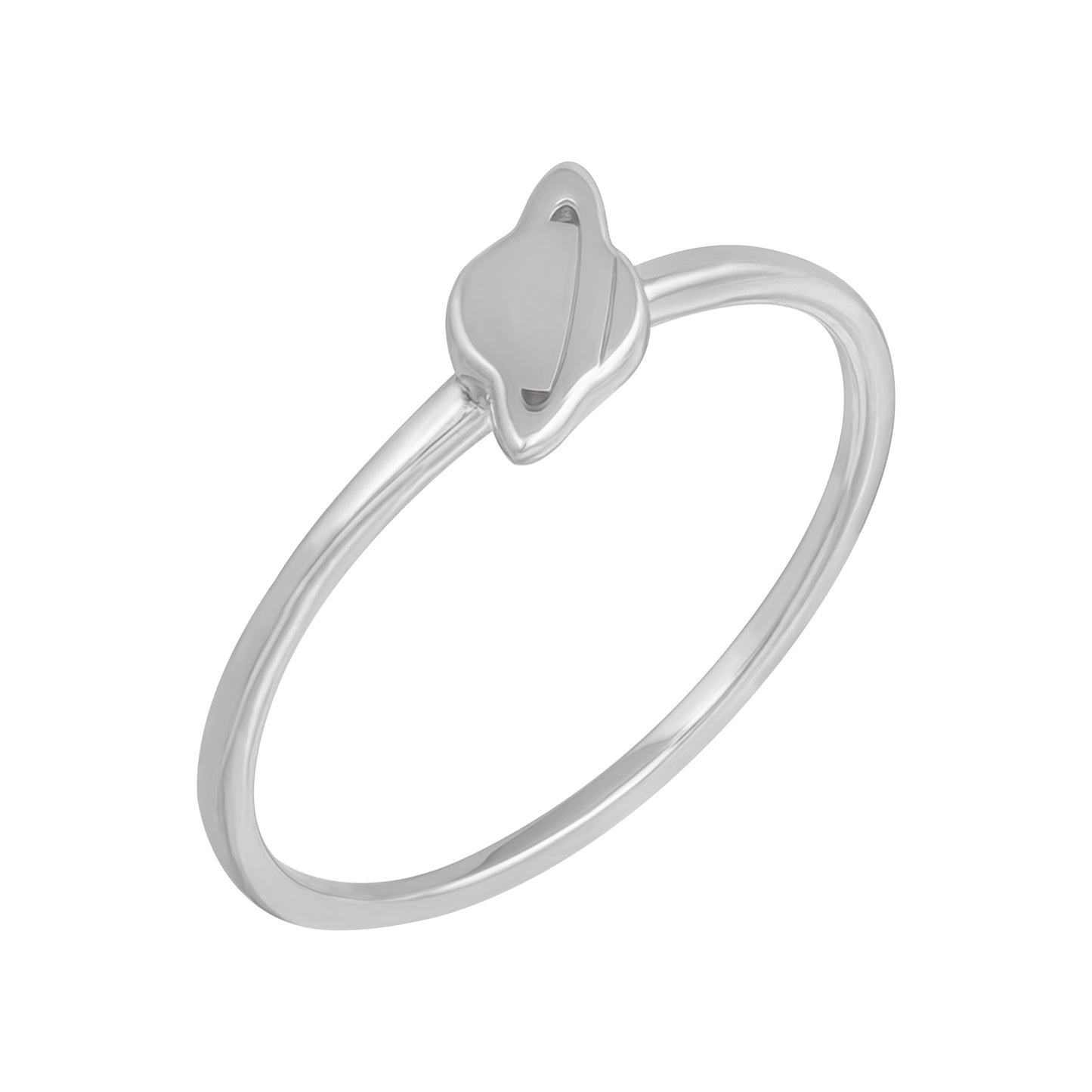 cai Ring 925/- Sterling Silber rhodiniert ohne Stein