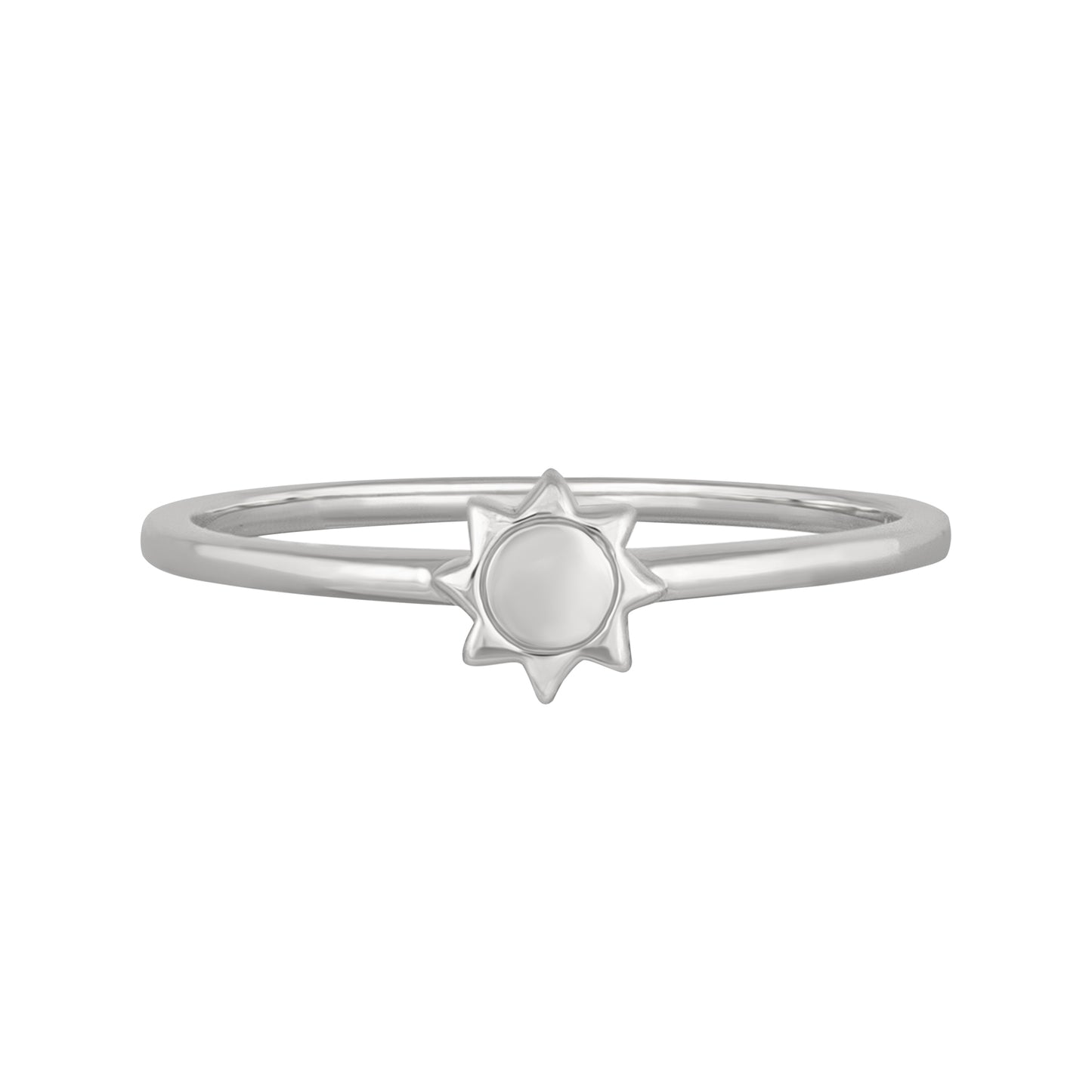 cai Ring 925/- Sterling Silber rhodiniert ohne Stein
