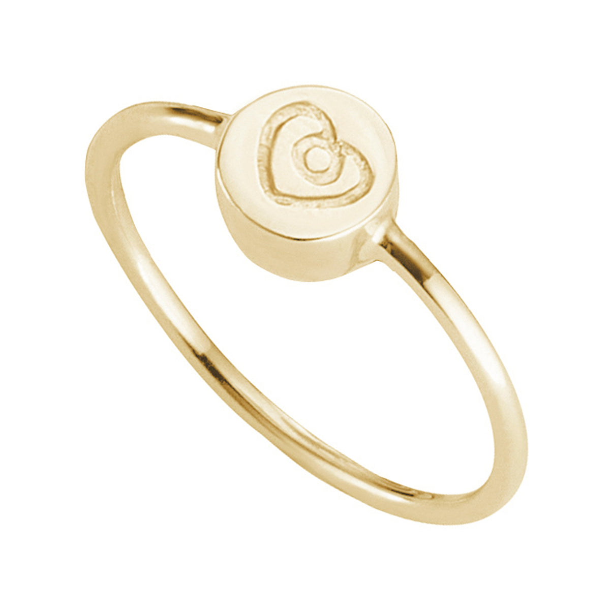 cai love Ring 925/- Sterling Silber vergoldet ohne Stein