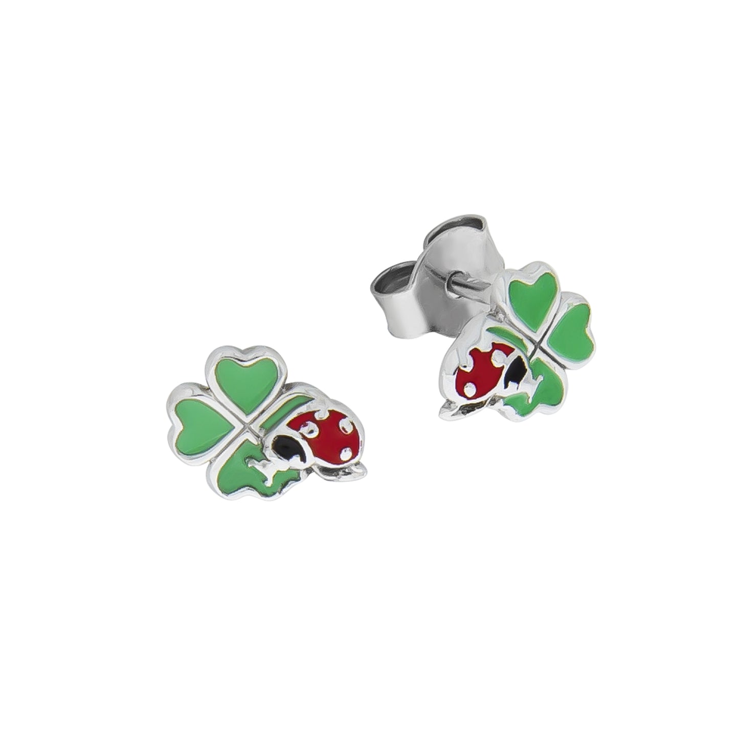 Ohrringe 925/- Sterling Silber rhodiniert 0,8cm