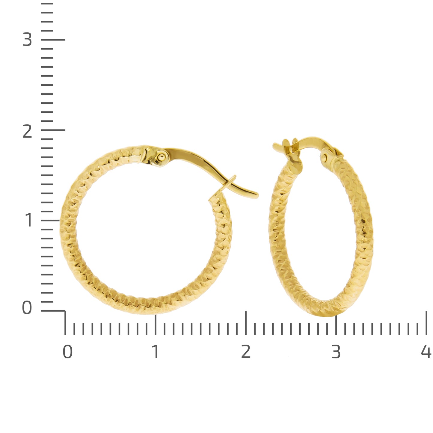 Ohrringe 375/- Gold 1,8cm ohne