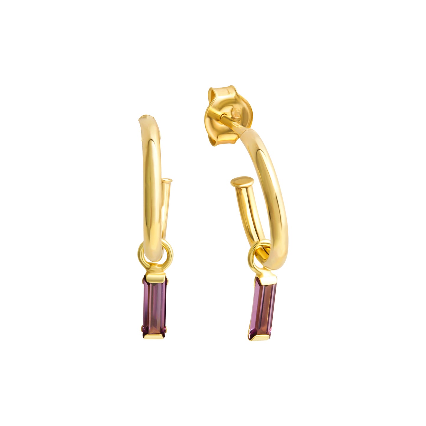 Ohrhänger 333/- Gold 2,0cm Zirkonia