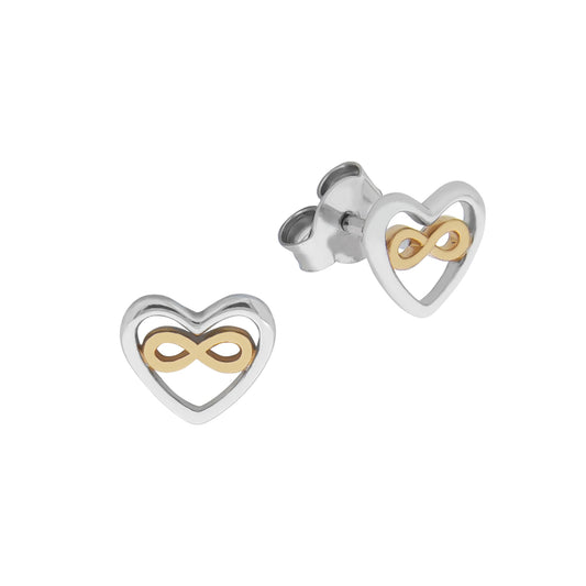 Ohrstecker 925/- Sterling Silber rotvergoldet (teil) 0,7cm ohne