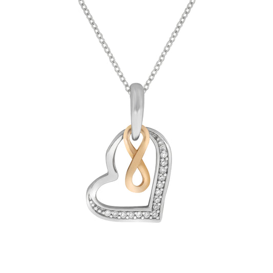 Halskette Ankerkette 925/- Sterling Silber rotvergoldet (teil) 45,0cm Zirkonia